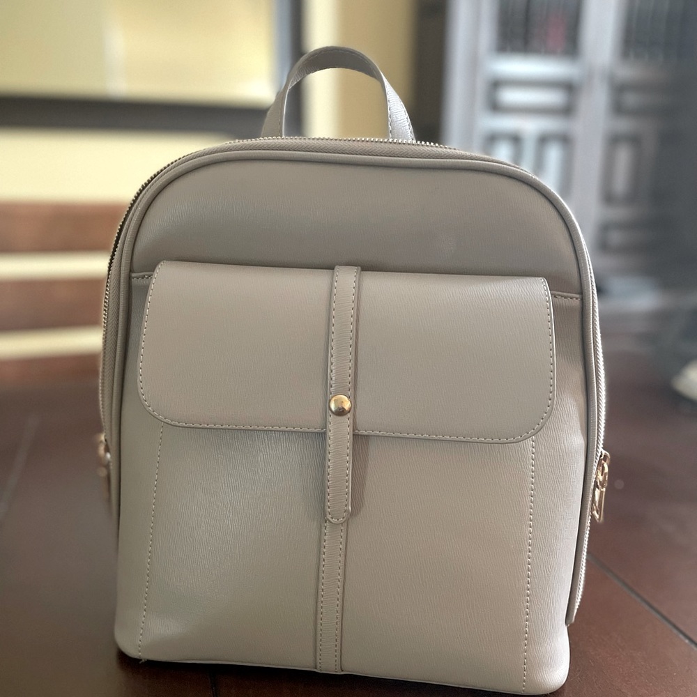 Miztique Faux Leather Backpack